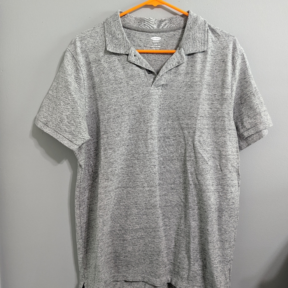 Old navy Multitone grey Polo shirt Large